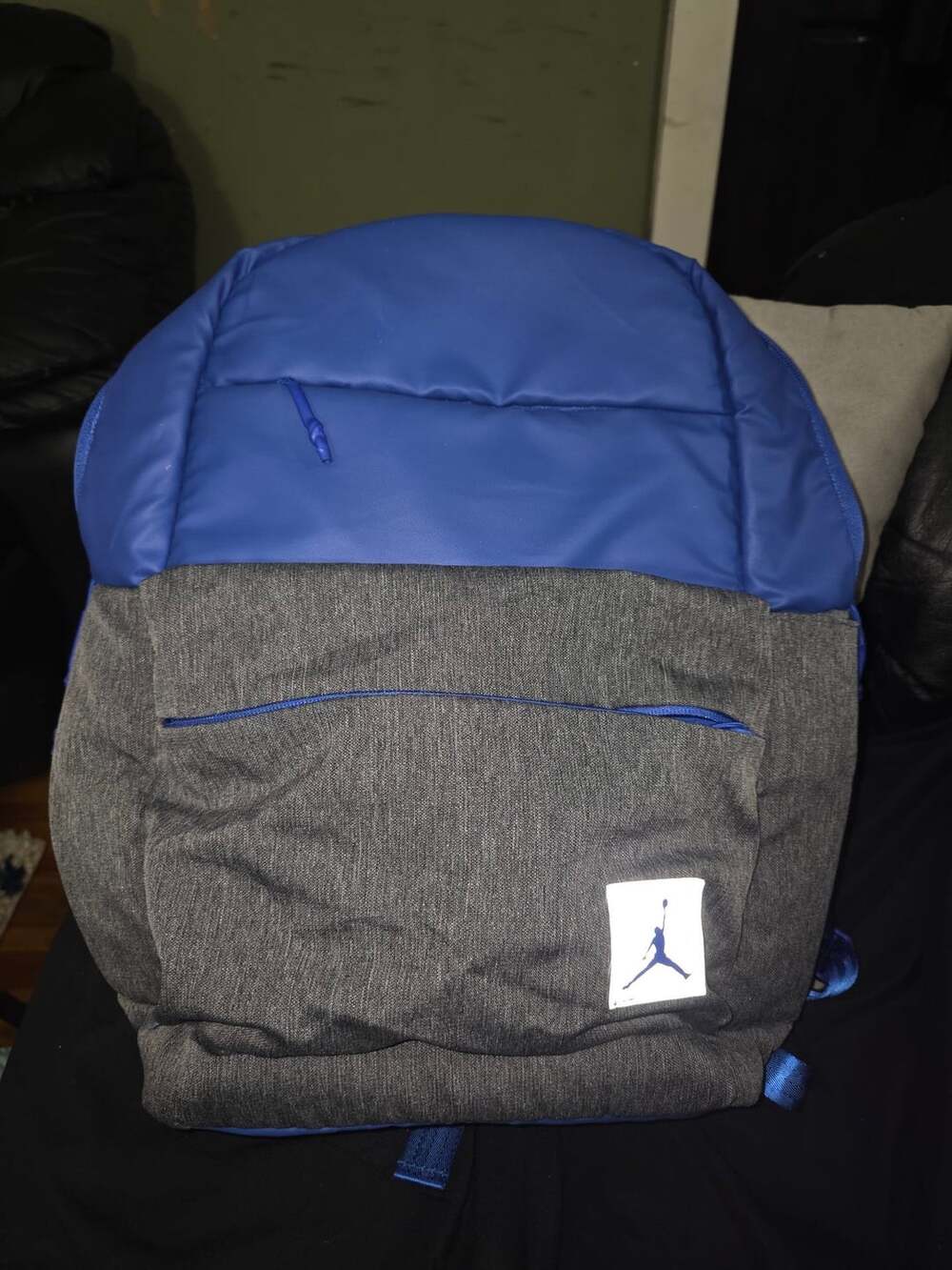 Jordan Blue Polyester Backpack Hyper Royal,
